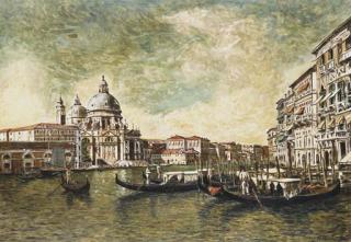 Giorgio de Chirico - Venezia (Chiesa Della Salute)