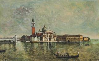 Giorgio De Chirico - Venezia (Isola S. Giorgio)