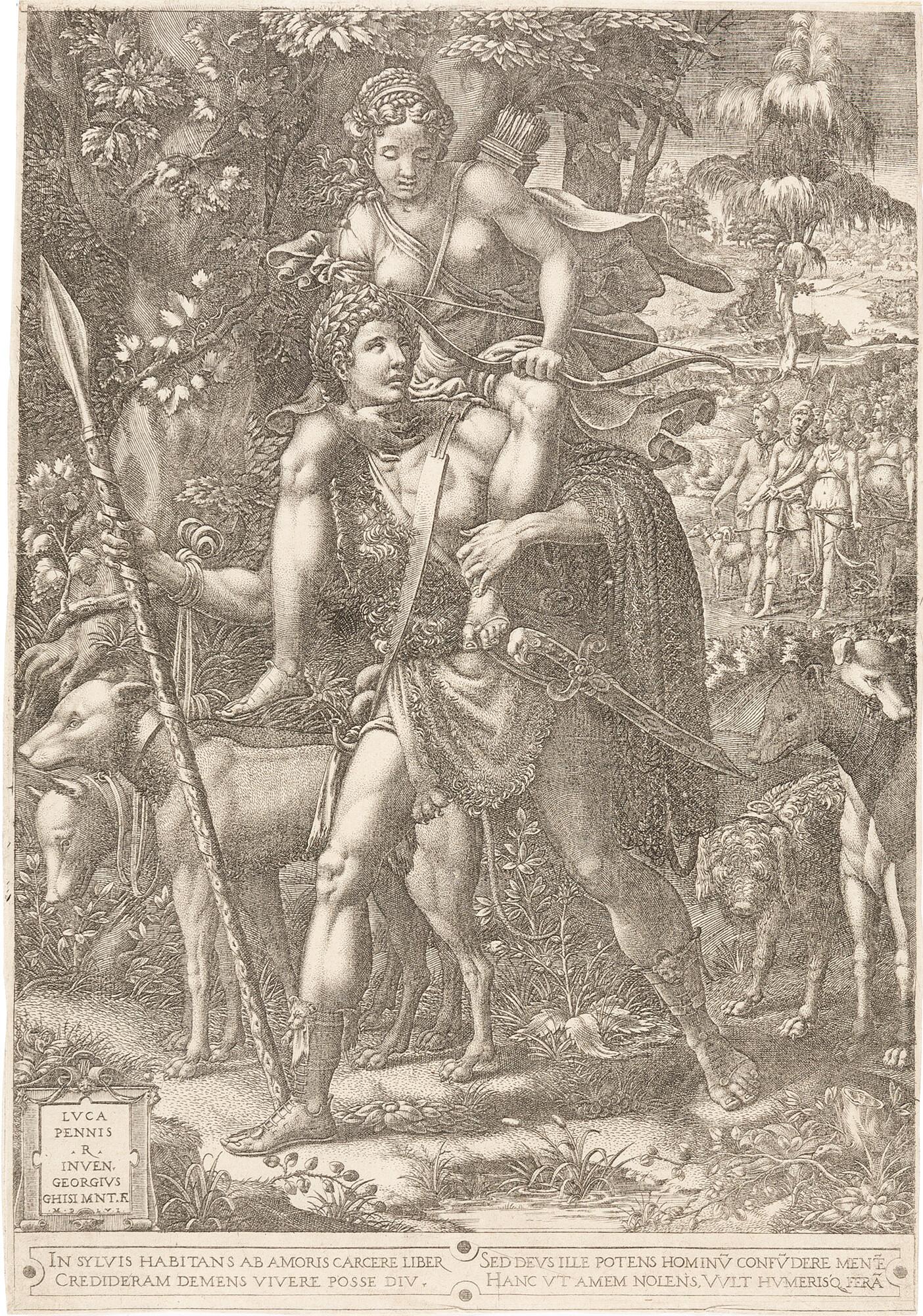 Giorgio Ghisi - Allegorie der Jagd.