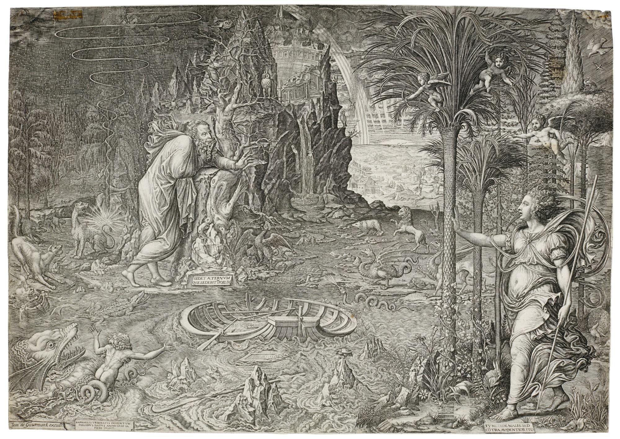 Giorgio Ghisi - Allegory Of Life (Bartsch 67; Lewis And Lewis 28)