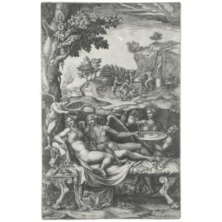 Giorgio Ghisi - Cupid And Psyche (Barsch 45; Boorsch & Lewis 50)