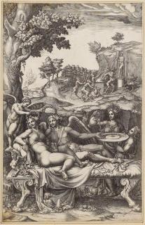 Giorgio Ghisi - Cupido und Psyche