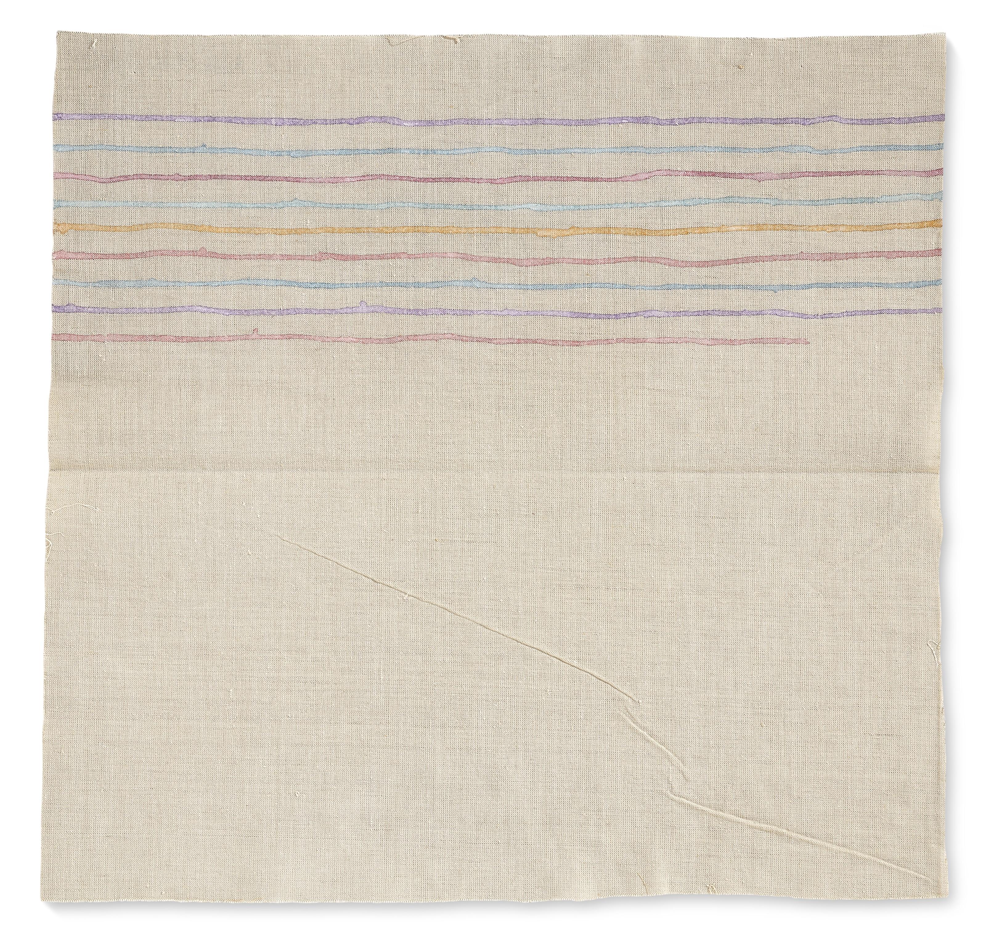 Giorgio Griffa - Linee orizzontali