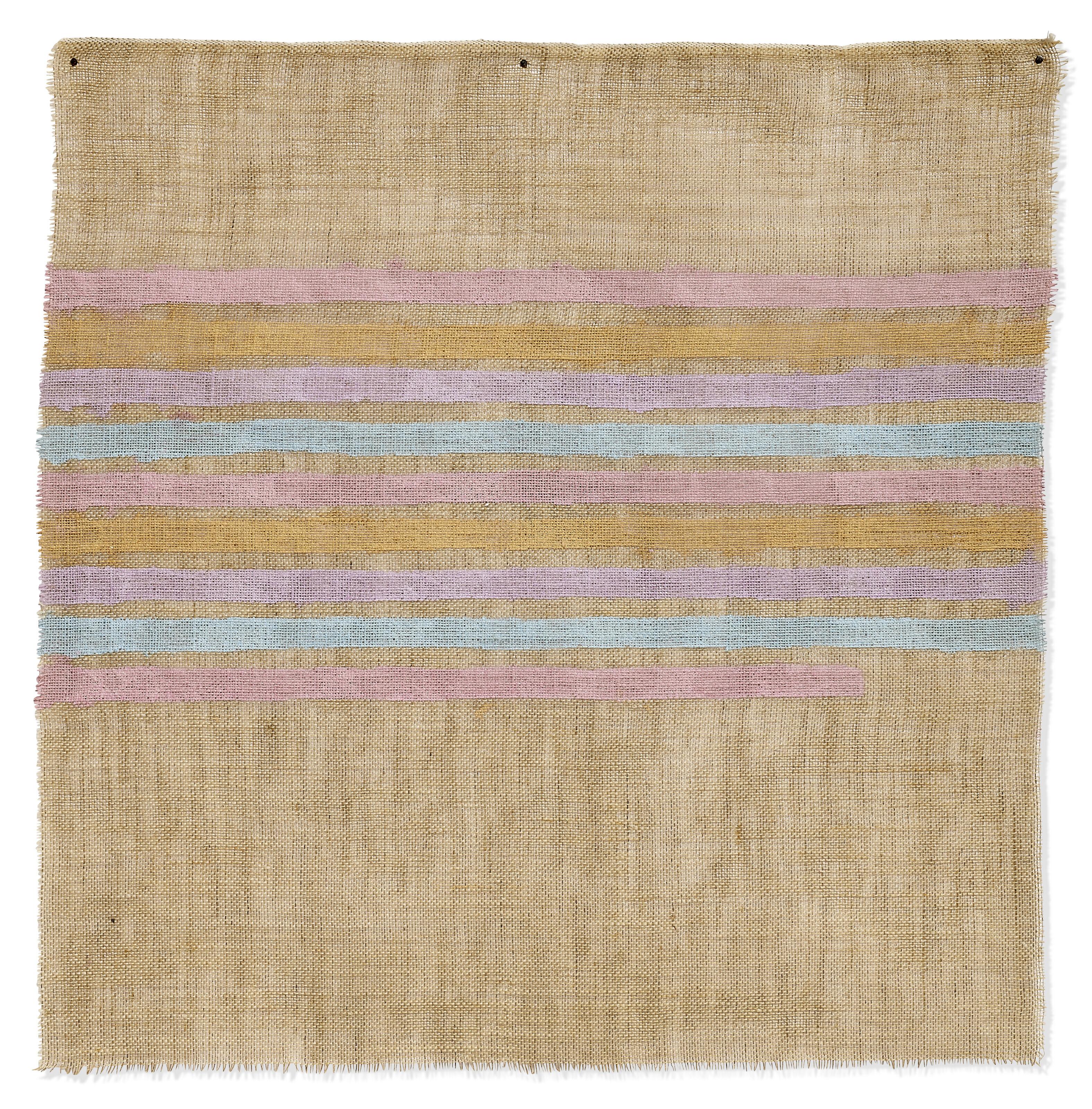 Giorgio Griffa - Linee orizzontali