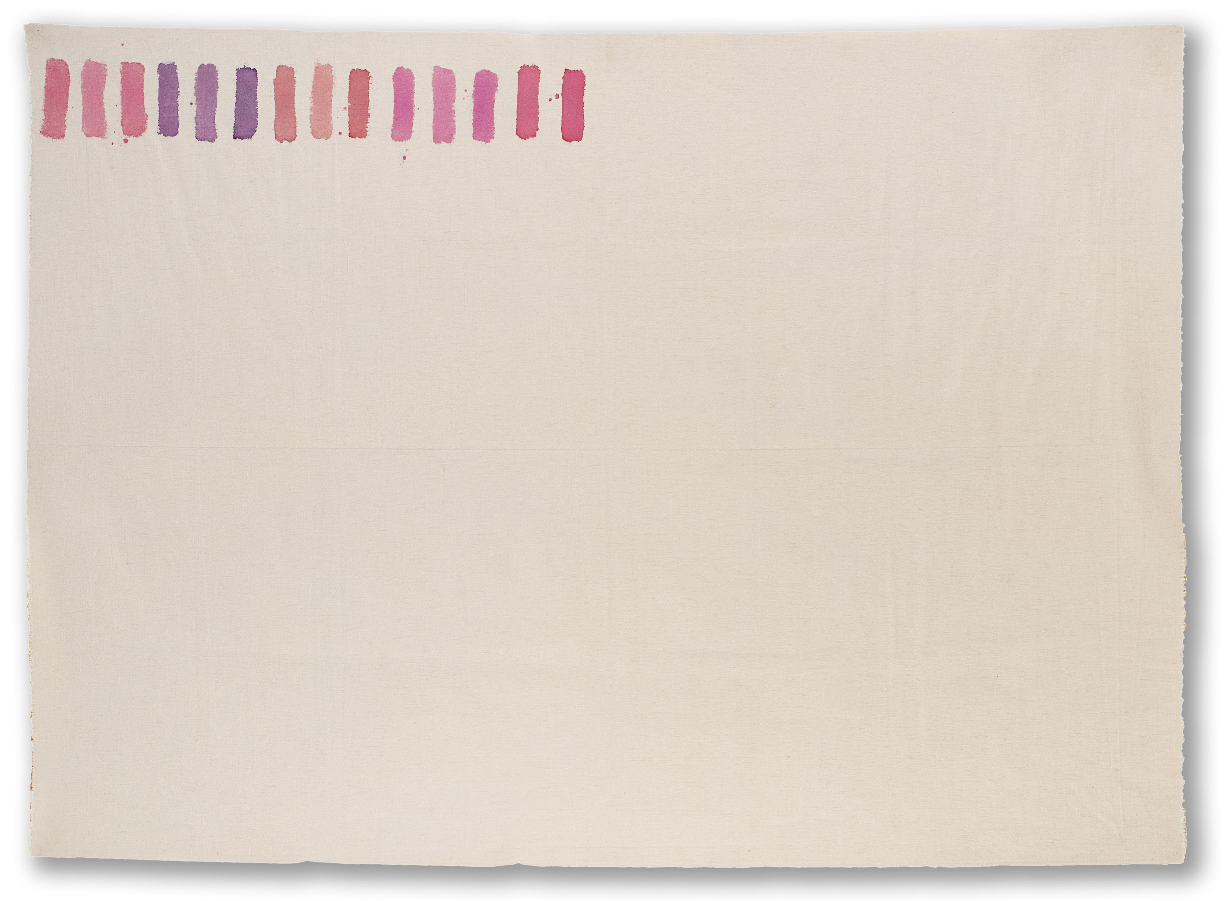 Giorgio Griffa - Segni orizzontali