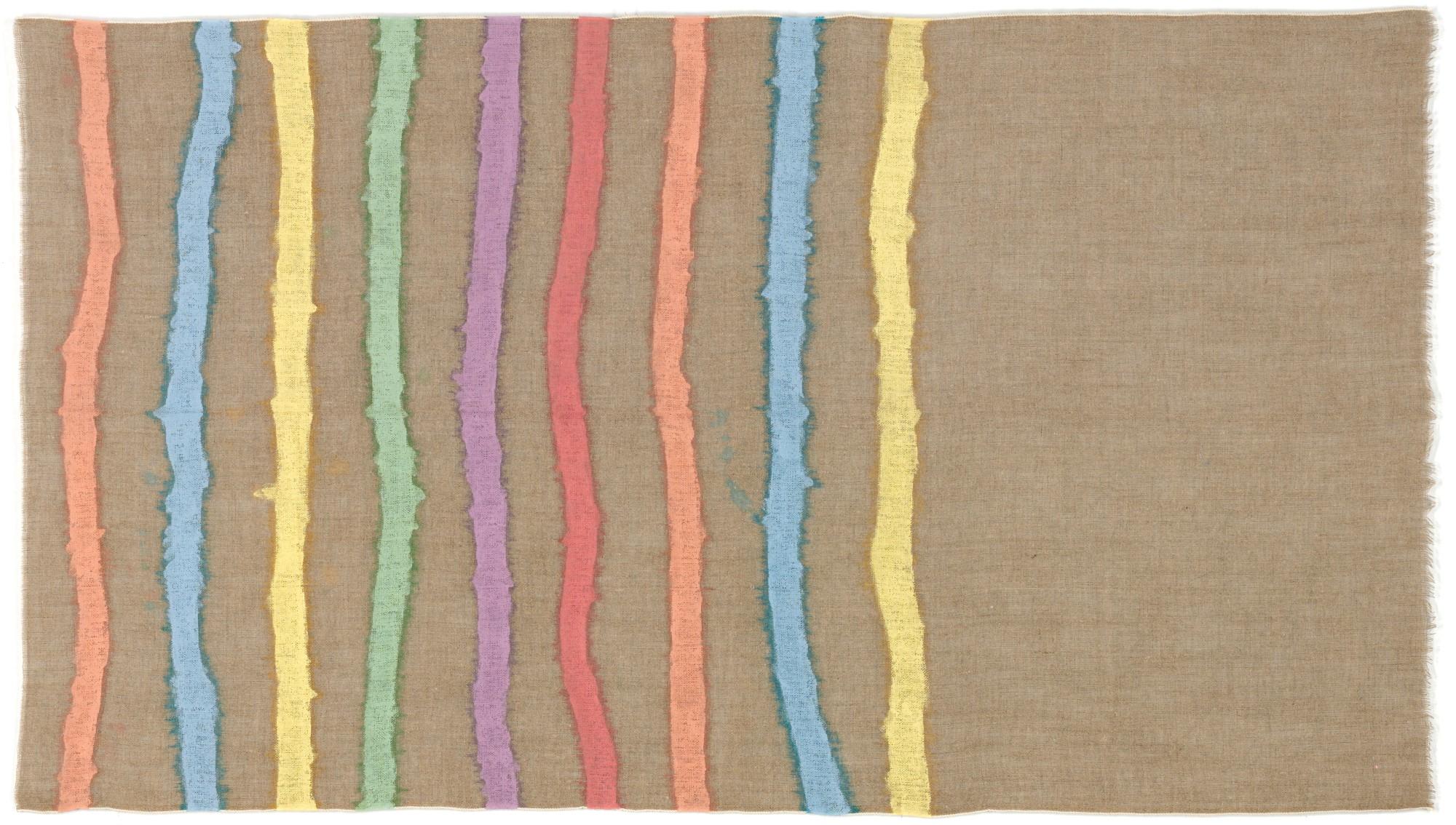 Giorgio Griffa - Verticale policromo