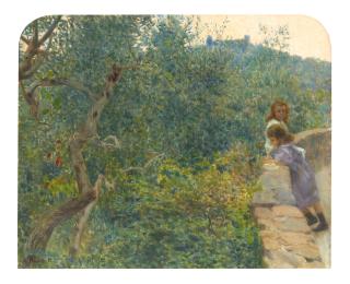 Giorgio Kienerk - Sera toscana