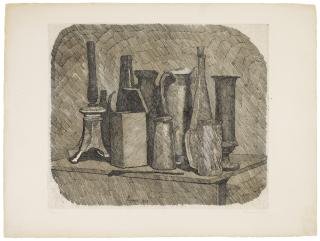 Giorgio Morandi - Grande Natura Morta Con La Lampada A Petrolio