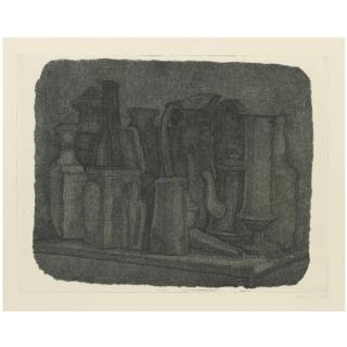 Giorgio Morandi - Grande Natura Morta Scura (Vitali 107)