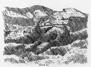 Giorgio Morandi - Monti di Grizzano