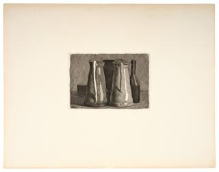 Giorgio Morandi - Natura morta con cinque oggetti