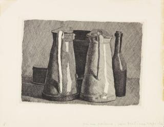 Giorgio Morandi - Natura morta con cinque oggetti