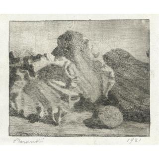 Giorgio Morandi - Natura Morta Con Vaso, Conchiglie E Chitarra