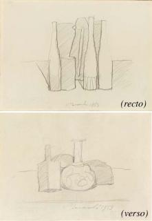 Giorgio Morandi - Natura morta (recto and verso)