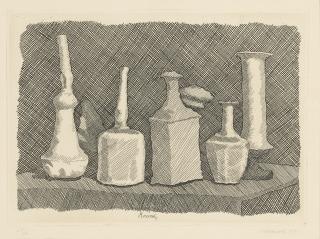 Giorgio Morandi - Nature Morta A Grandi Segni (V. 83)