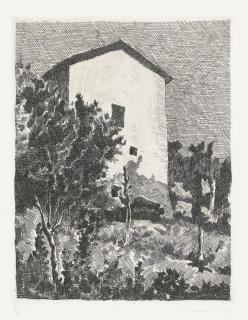 Giorgio Morandi - Paesaggio (Casa a Grizzana)