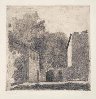 Giorgio Morandi - Paesaggio (Chiesanuova)