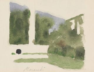 Giorgio Morandi - Paesaggio (Levico)