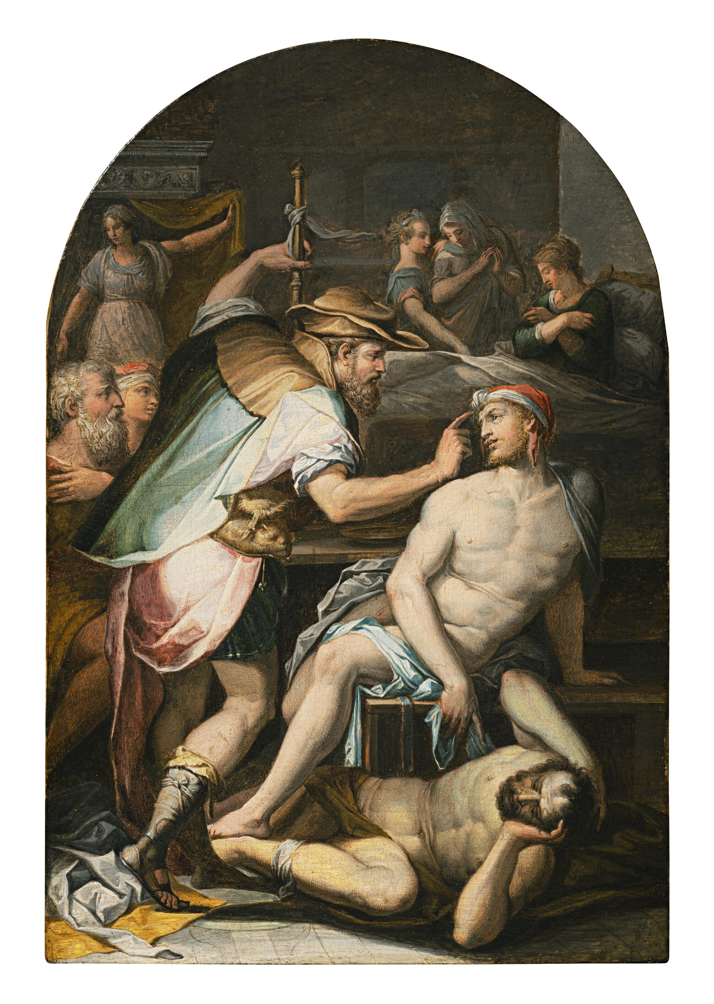 Giorgio Vasari - Saint Roch visiting the afflicted