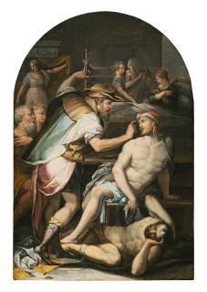 Giorgio Vasari - Saint Roch visiting the afflicted
