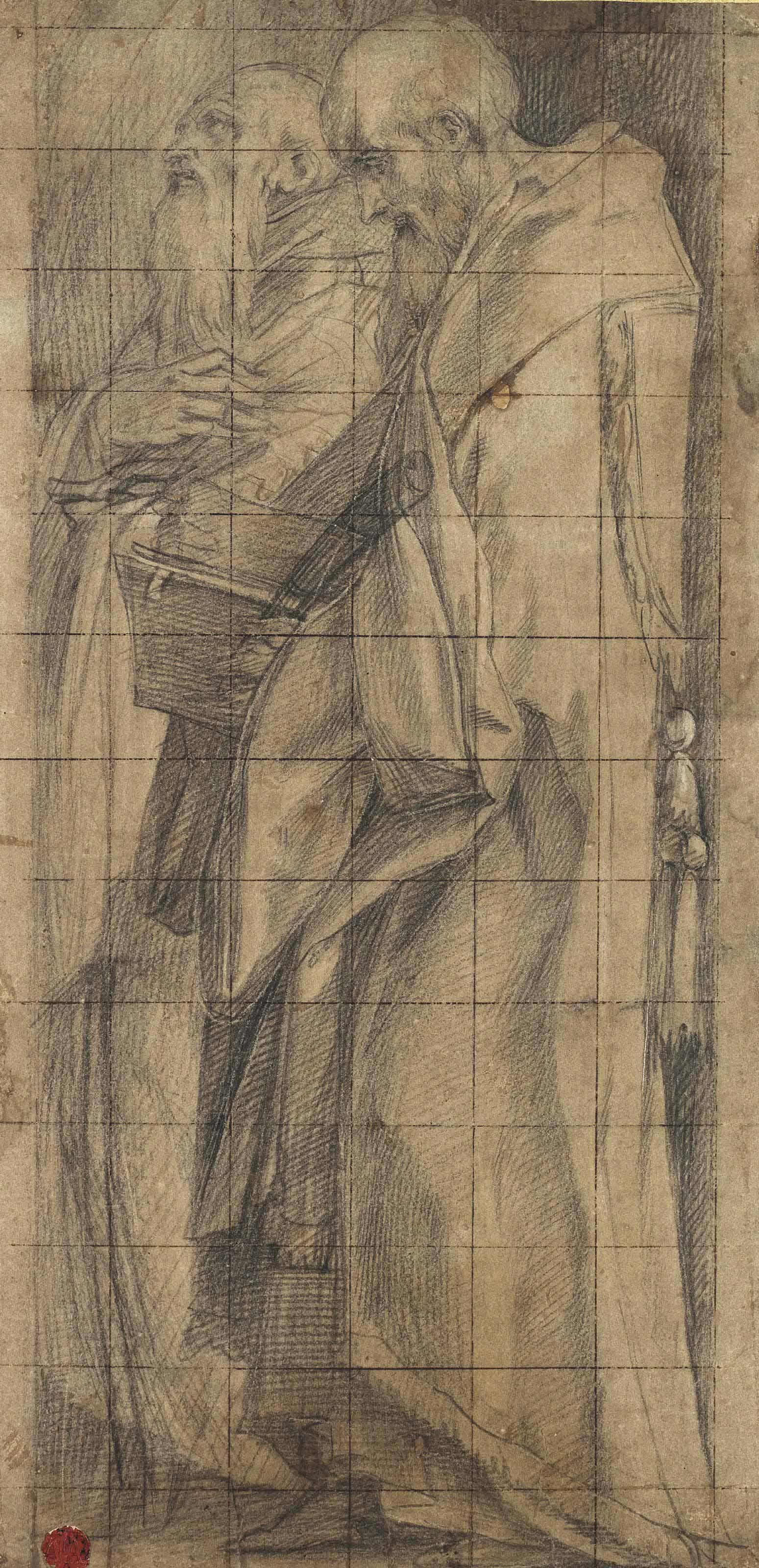 Giorgio Vasari - Saints Benedict And Romuald