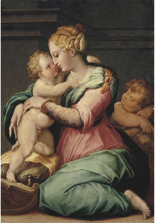 Giorgio Vasari - The Madonna and Child with the Infant Saint John the Baptist