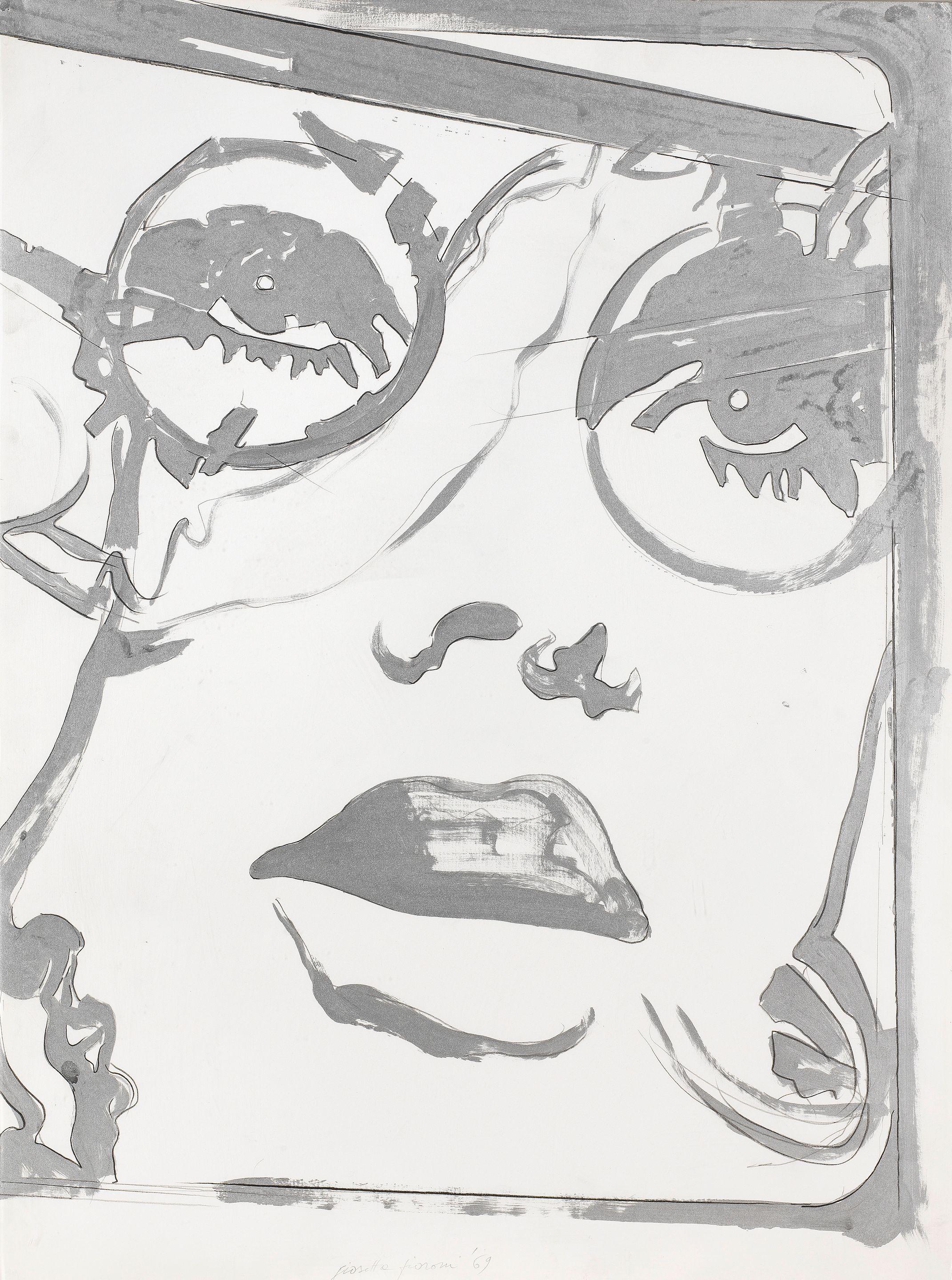 Giosetta Fioroni - Occhi negli occhiali