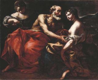Giovan Battista Beinaschi - Lot and his Daughters