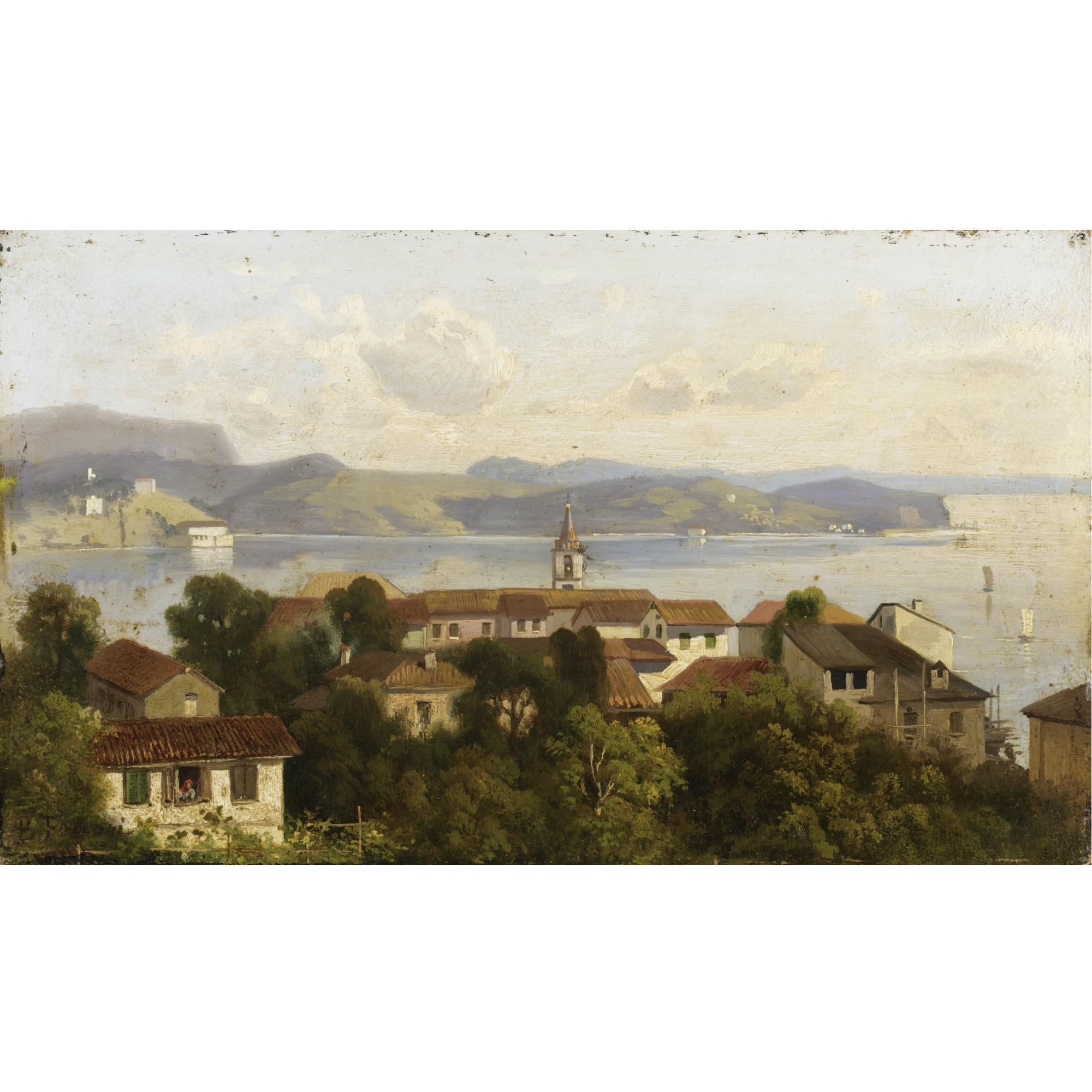 Giovan Battista Ferrari - Paesaggio Lacustre