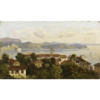 Giovan Battista Ferrari - Paesaggio Lacustre