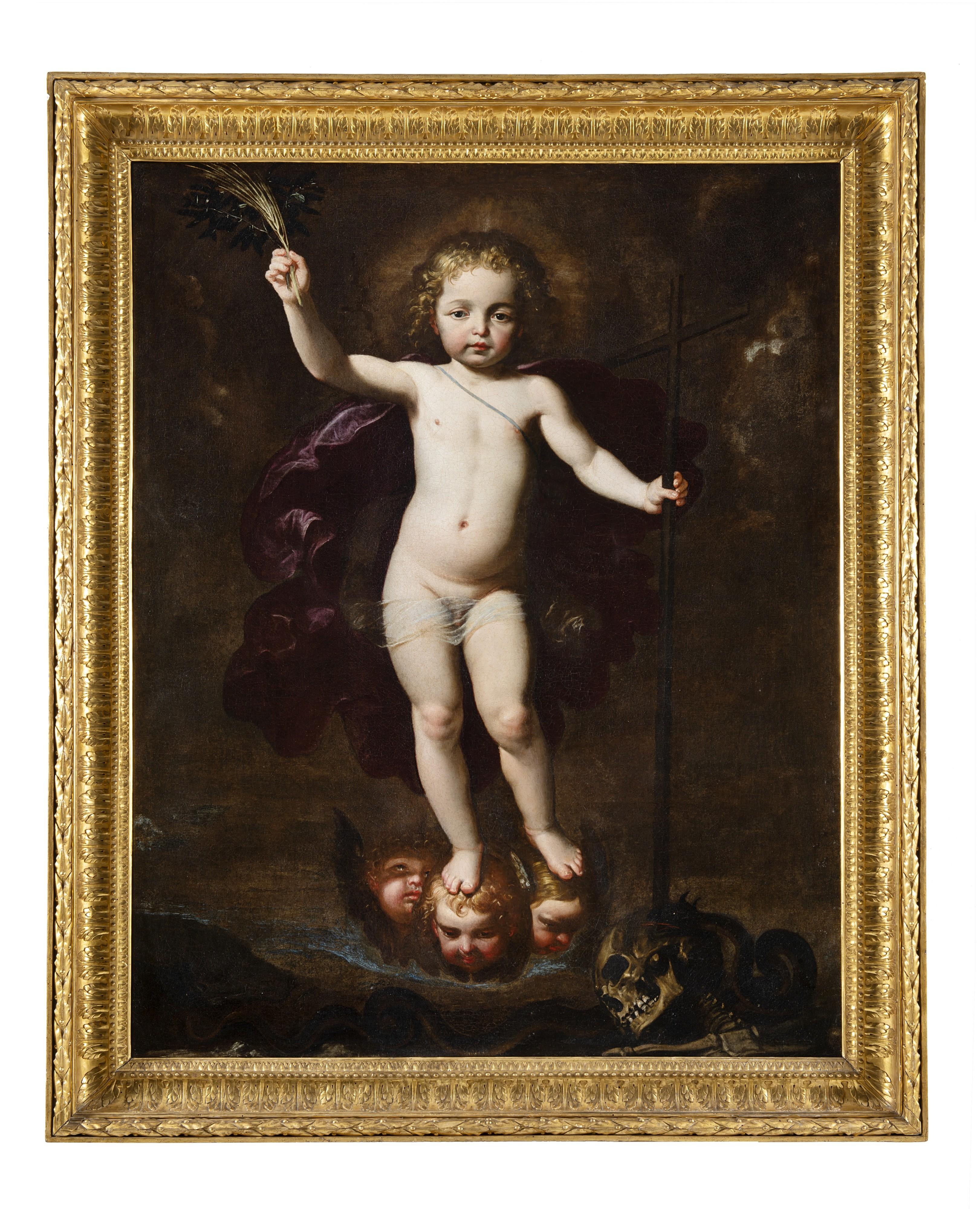 Giovan Bernardino Azzolino - The Child Jesus as the Redeemer and Salvator Mundi