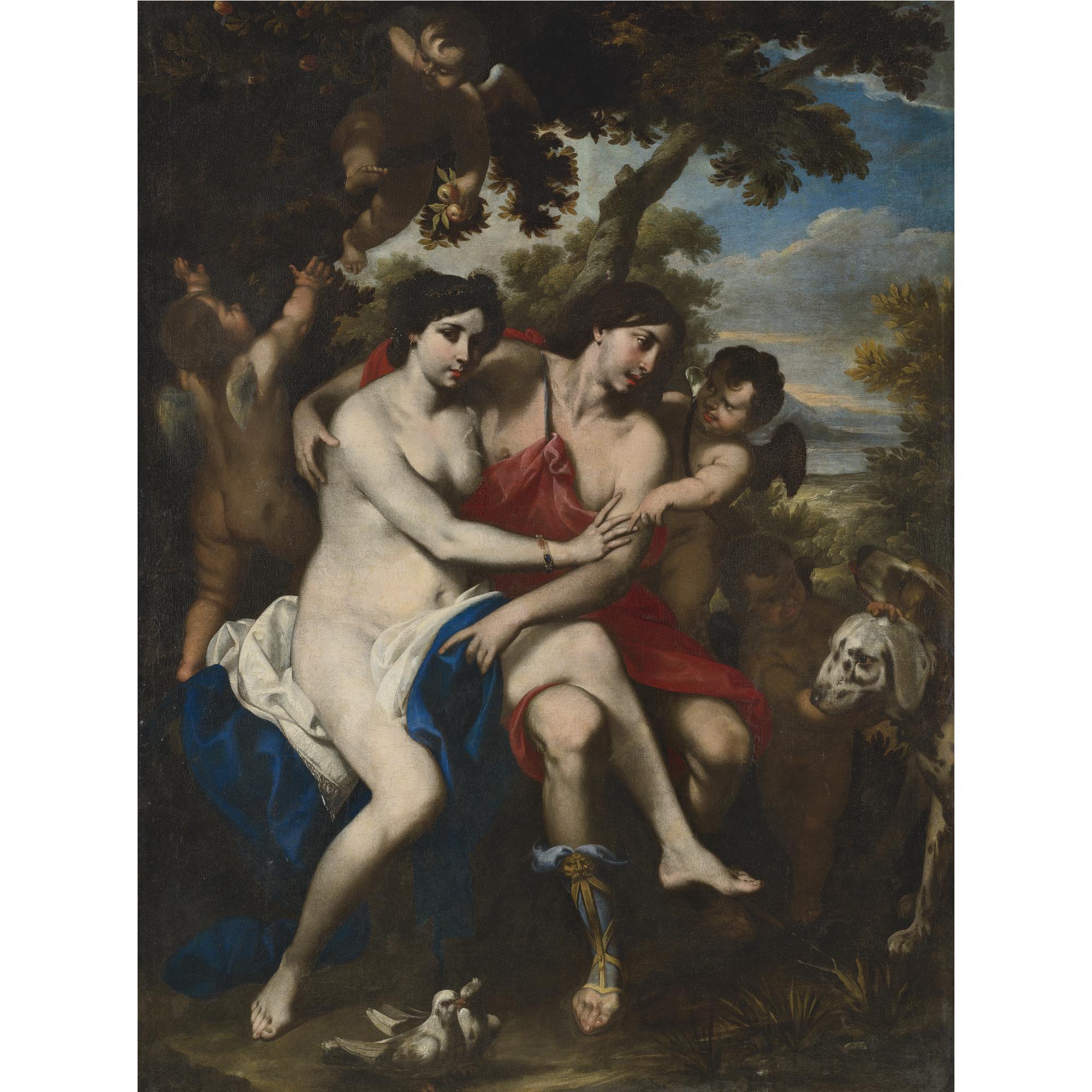 Giovan Francesco De Rosa - Venus And Adonis