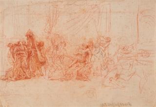 Giovan Gioseffo Dal Sole - Der Tod des Pompeius