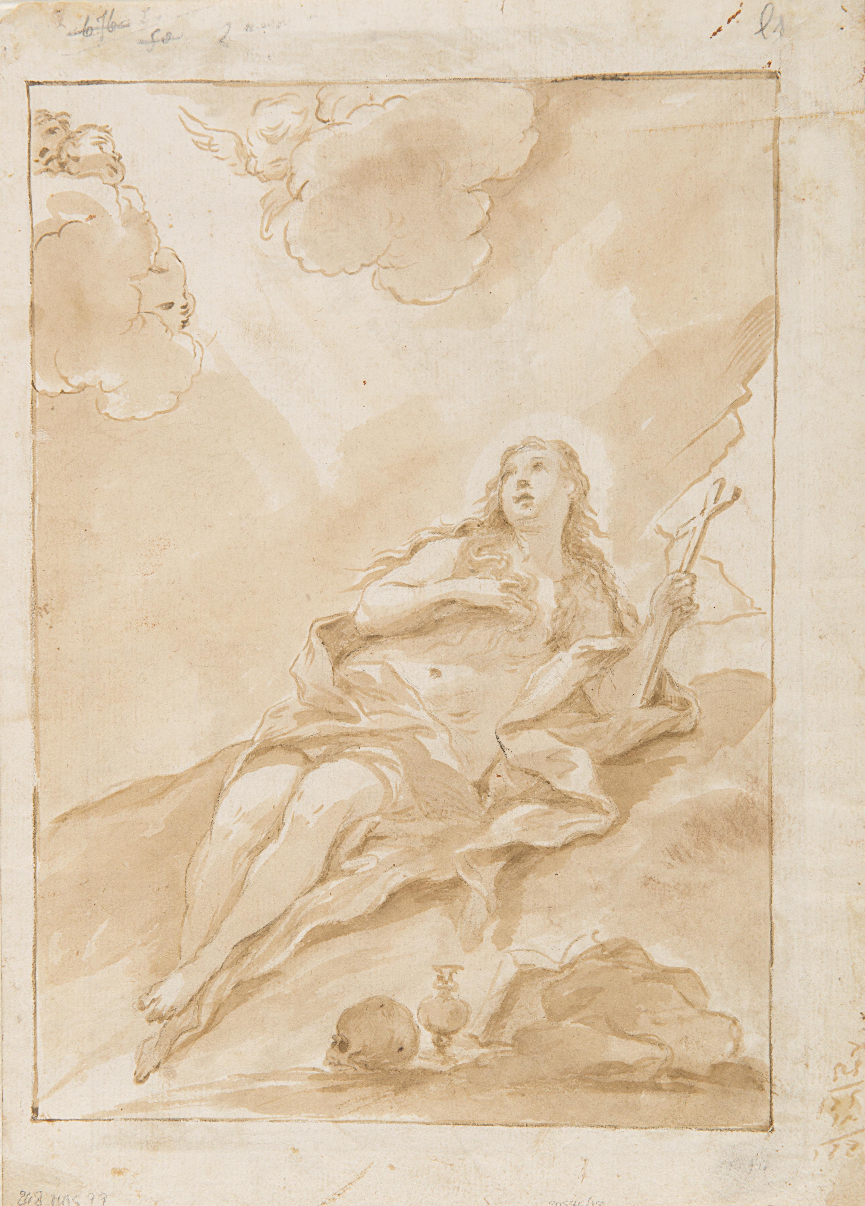 Giovan Gioseffo Dal Sole - Saint Mary Magdalene (recto); San Sebastian (verso)