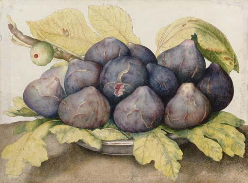 Giovanna Garzoni - A Plate of Figs