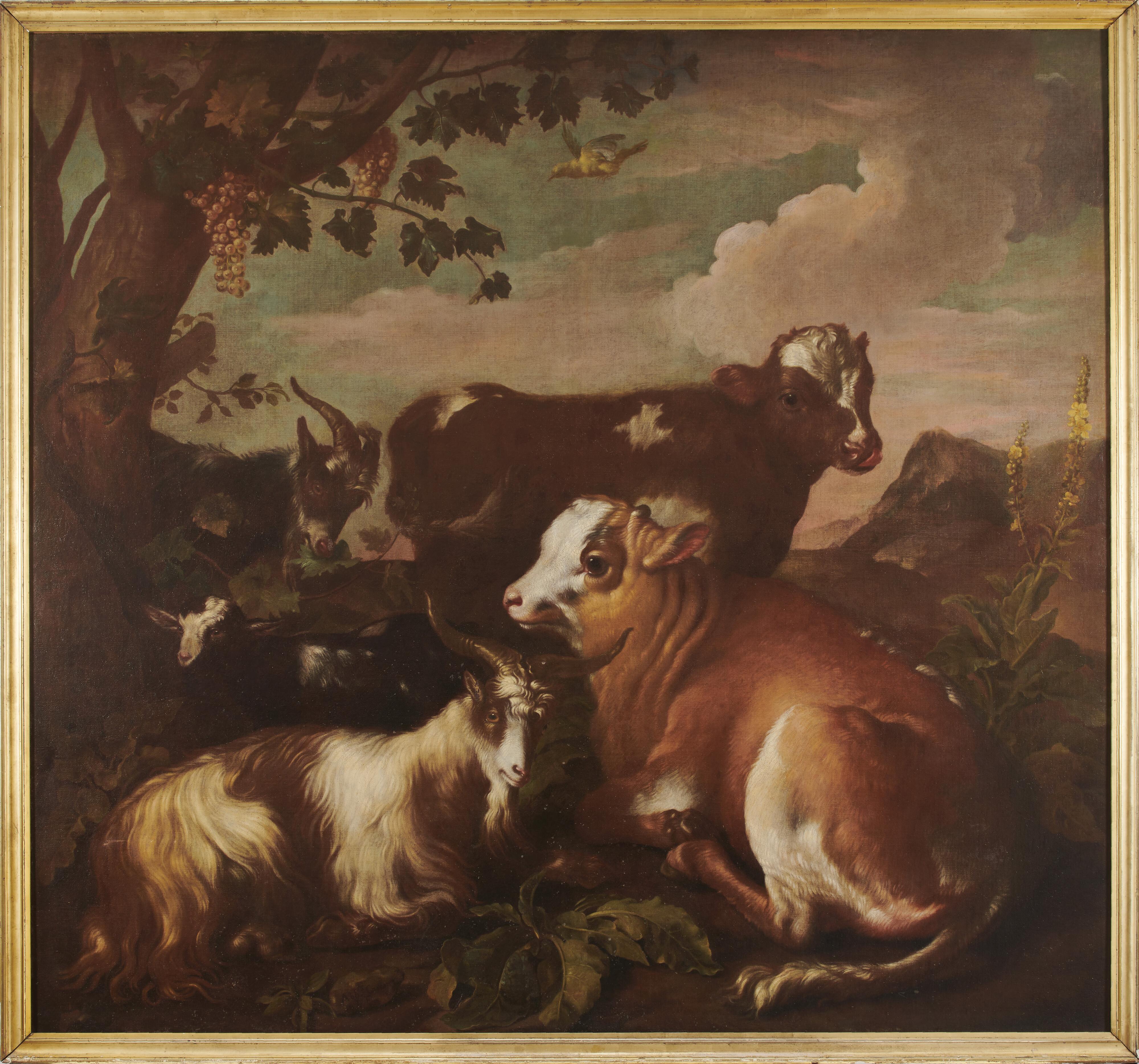 Giovanni Agostino Cassana - Herds in a landscape