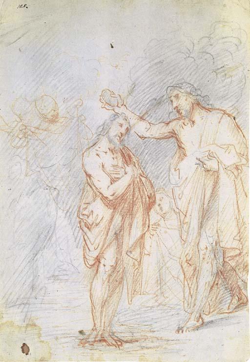 Giovanni Andrea De Ferrari - Le Baptême du Christ