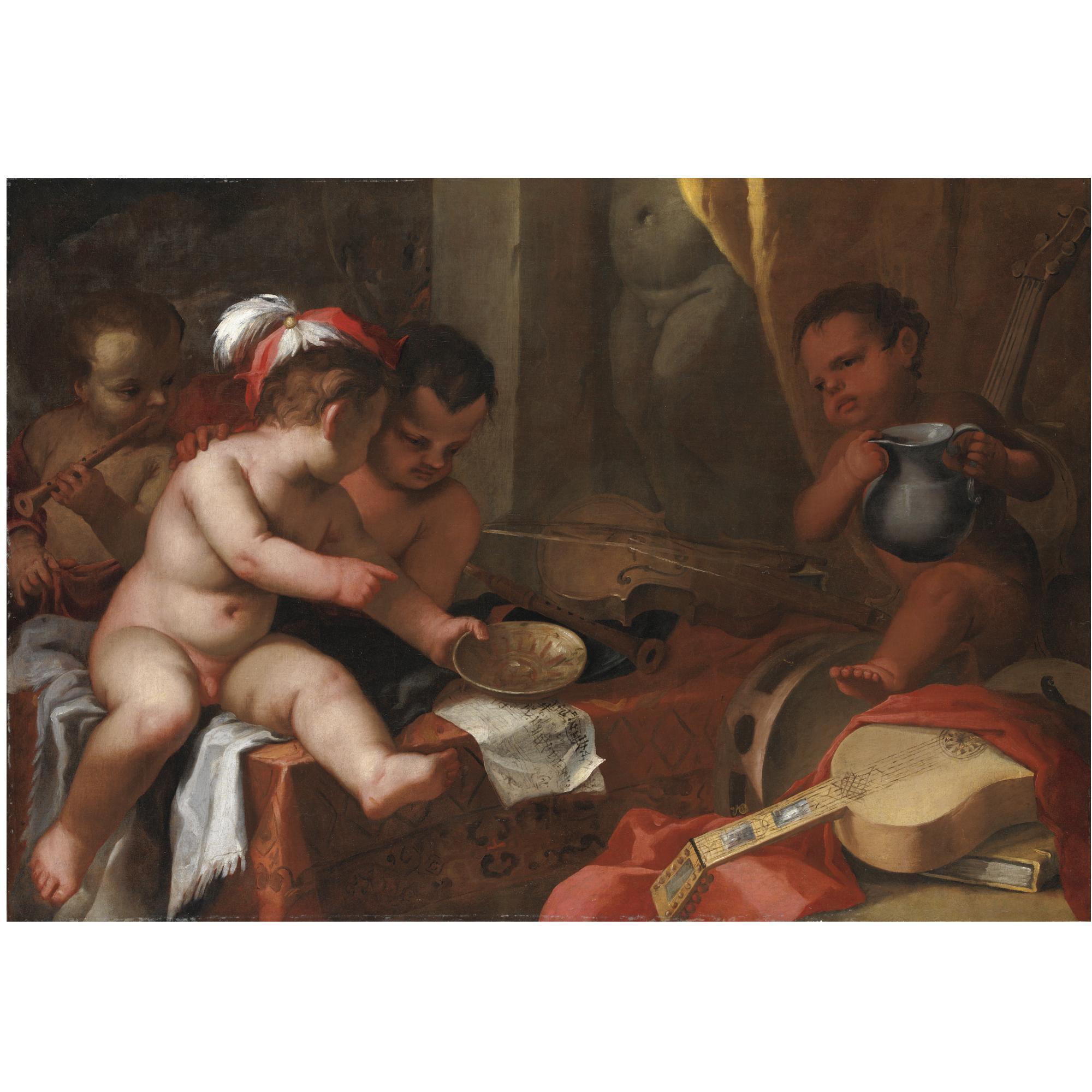 Giovanni Andrea Podestà - Putti Come Allegoria Della Musica