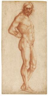 Giovanni Antonio Bazzi - Study Of A Standing Man, For A St. Sebastian Or A Christ At The Column