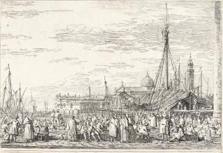 Giovanni Antonio Canal - Il Mercato sul Molo