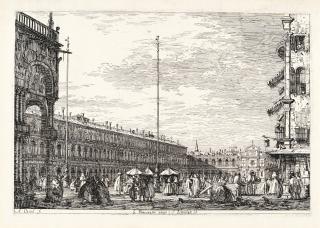 Giovanni Antonio Canal - Le Procuratie Niuove e S. Ziminian V.