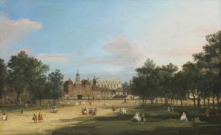 Giovanni Antonio Canal - London, A View Of The Old Horse Guards And Banqueting Hall, Whitehall Seen From St. James\' Park