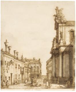 Giovanni Antonio Canal - The Campo Dei Gesuiti, Venice