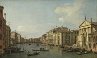 Giovanni Antonio Canal - The Grand Canal, Venice, Looking South-East from San Stae to the Fabbriche Nuove di Rialto