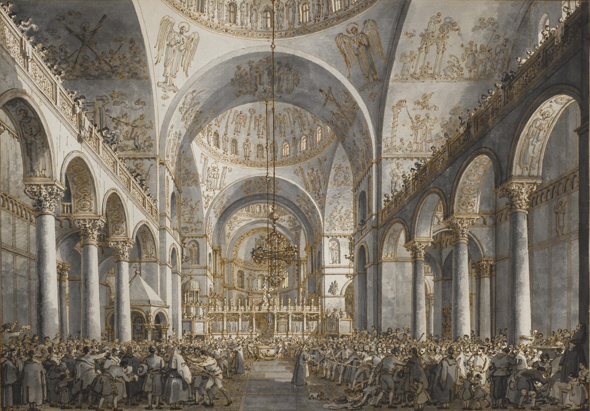 Giovanni Antonio Canal - The Presentation Of The Doge In S. Marco