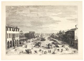 Giovanni Antonio Canal - Vedute: Three Views (B. 3, 7, 8)