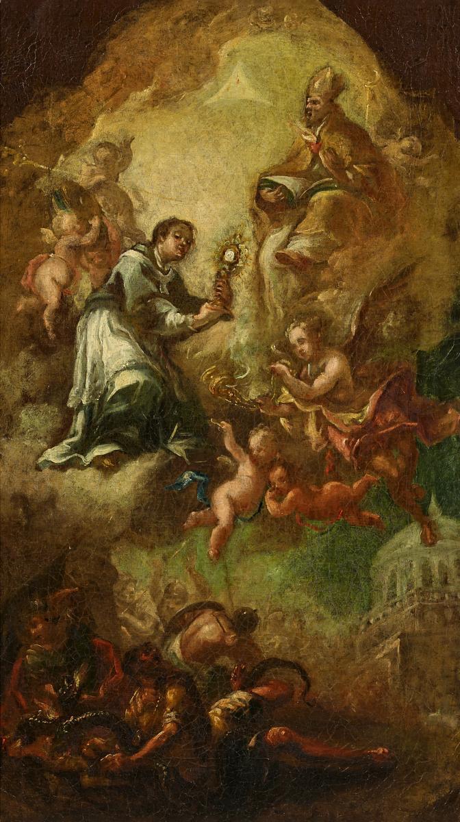 Giovanni Antonio de Pieri - Fürbitte des Heiligen Luigi Gonzaga