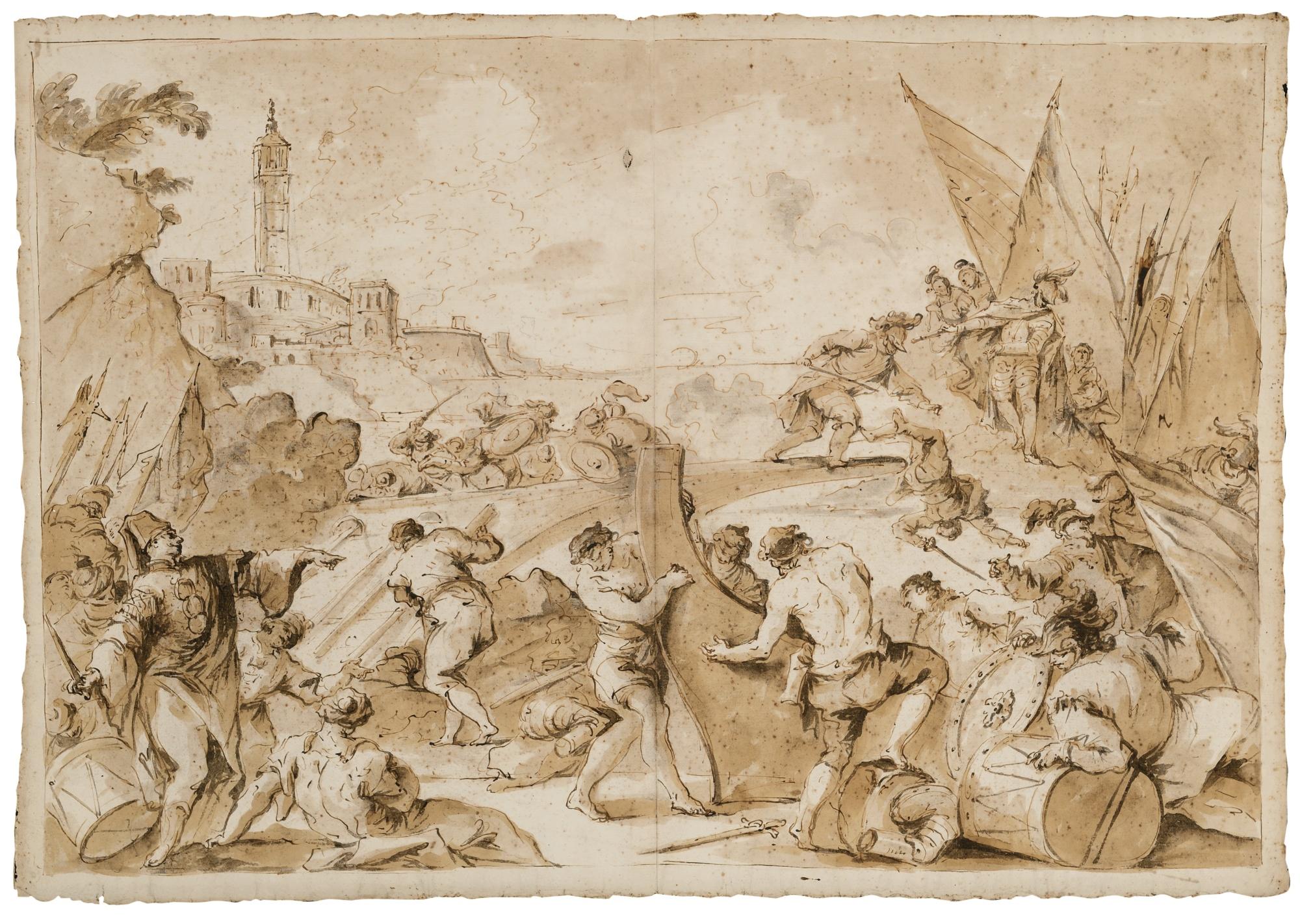 Giovanni Antonio Guardi - The Conquest Of Tyro