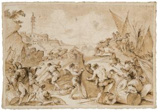 Giovanni Antonio Guardi - The Conquest Of Tyro