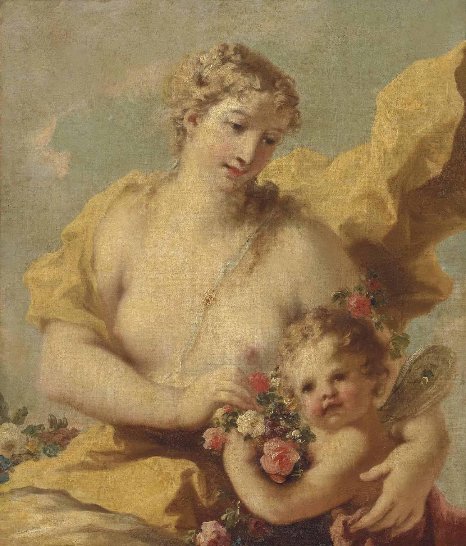 Giovanni Antonio Pellegrini - Flora and Zephyr